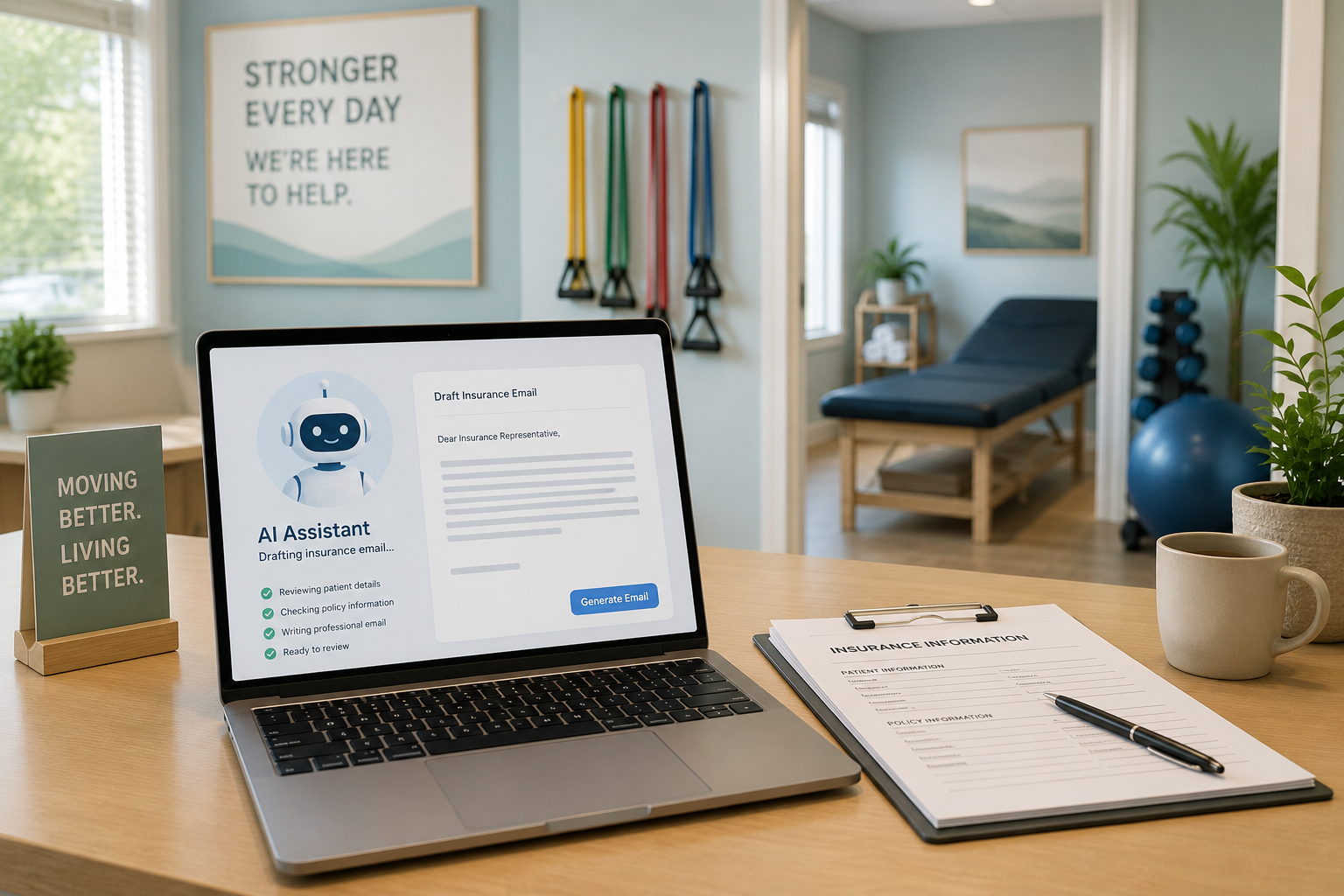 AI help write insurance email