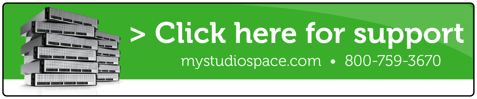 My Studio Space Tech Support